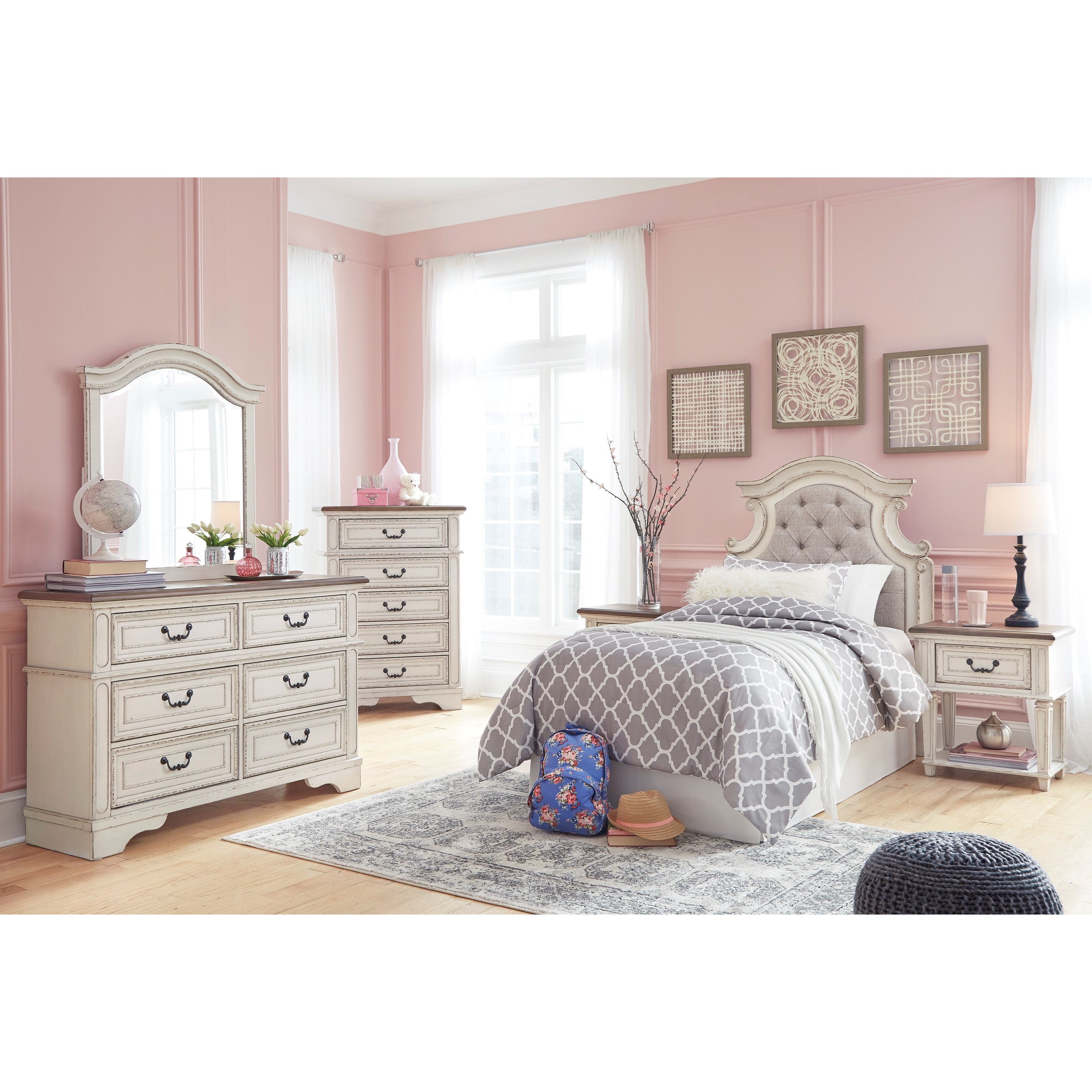 Twin Bedroom Furniture / Home Styles Naples Two Twin Beds 3 Piece